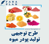 طرح توجیهی تولید پودر میوه